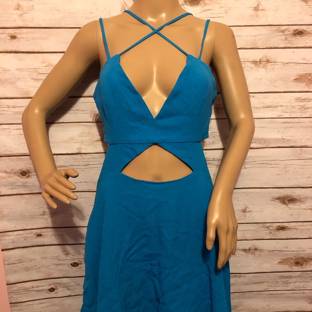 Blue dress